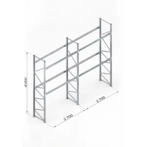Scaffalatura Portapallet H4000 x L2700 – 2 moduli